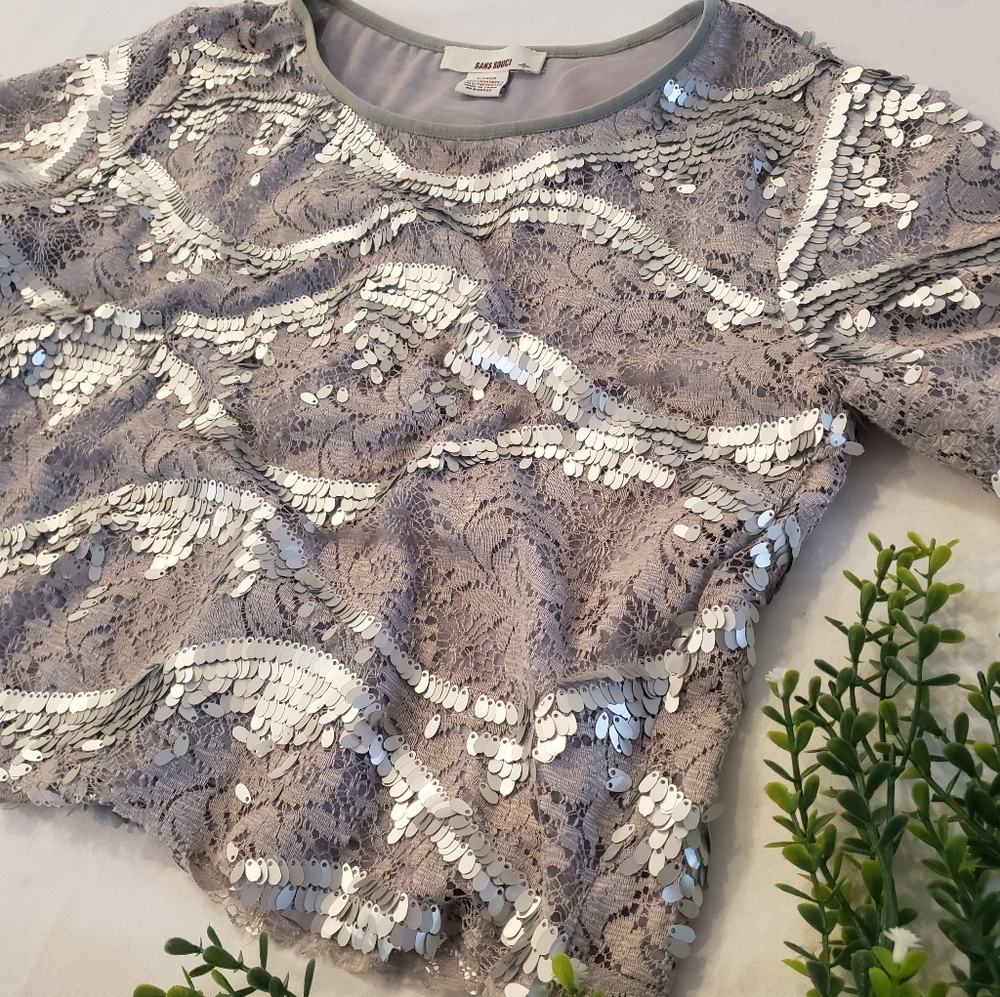 1920s inspired cocktail sparkle top